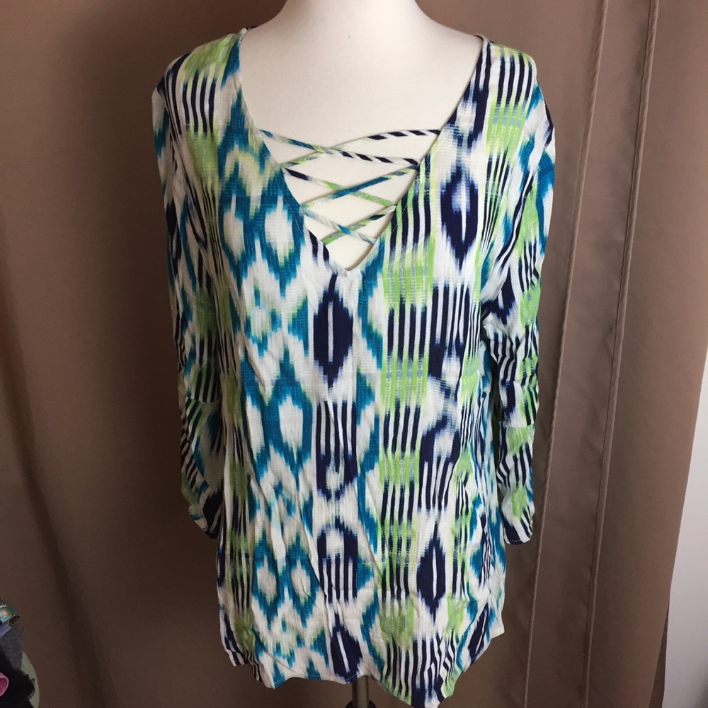 Chico’s Colorful Blouse